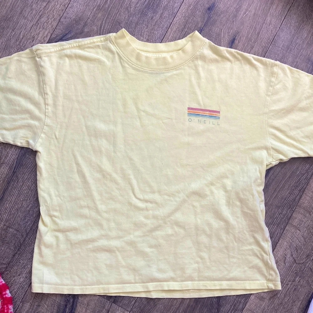 O’Neill/ xSmall/waist line shirt. Vibrant yellow.. - Picture 2 of 2